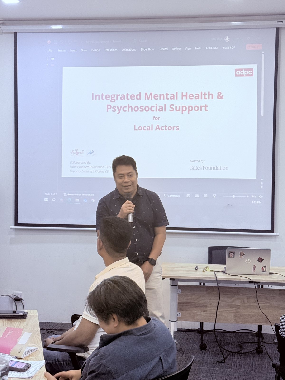Mental Health and Psycho-social Support Training