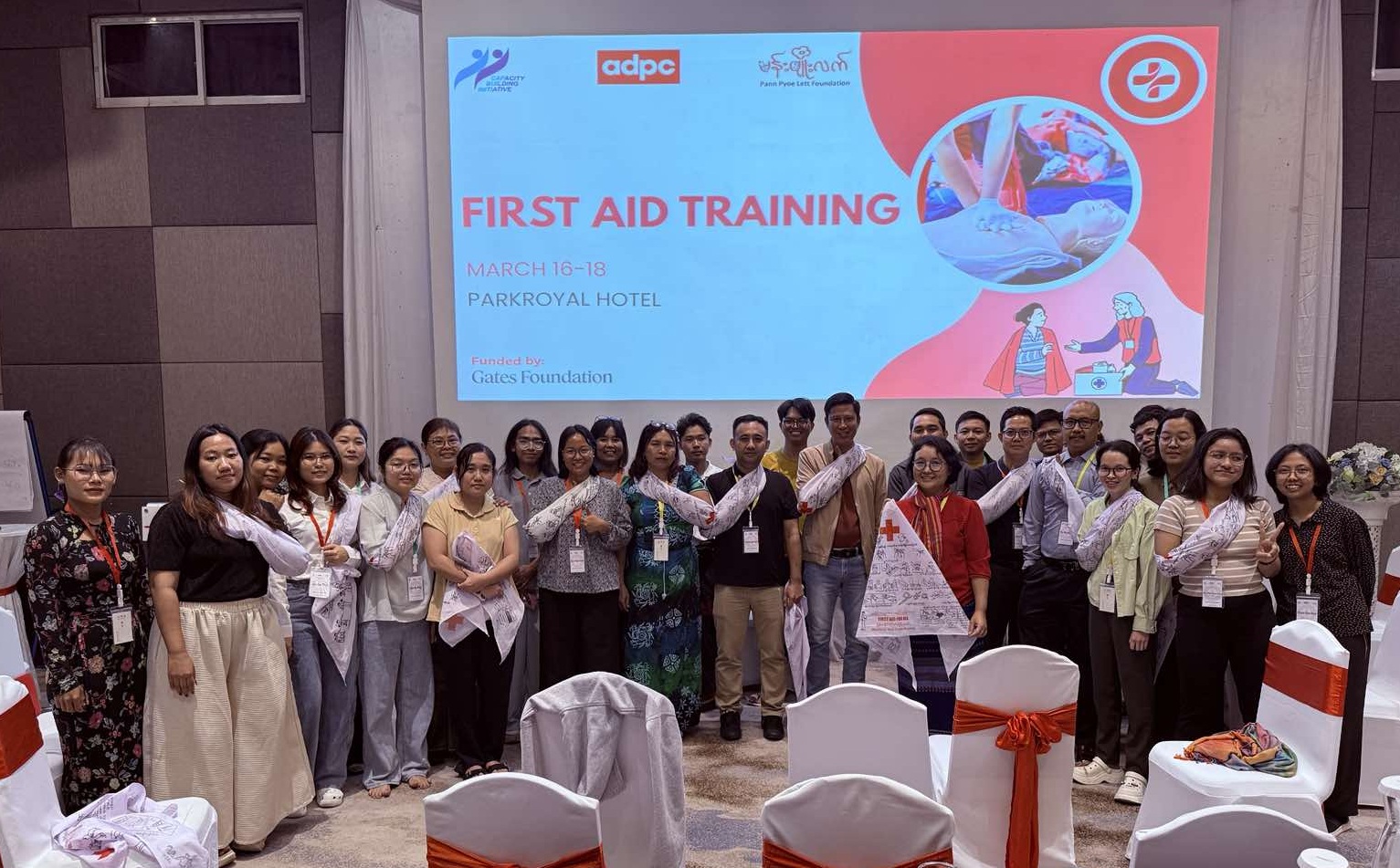 First Aid Training Successfully Conducted in Yangon