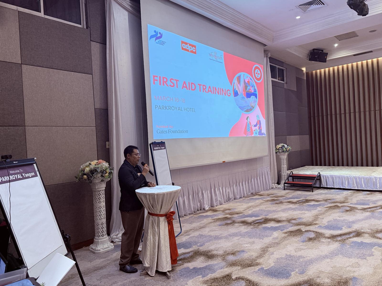 First Aid Training Successfully Conducted in Yangon