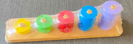 <p>54. 1-5 SORTER &amp; STACKING TOYS (WOODEN)</p>