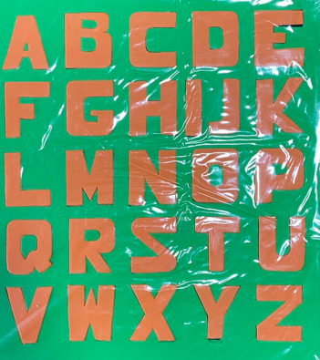 <p>59. ENGLISH APLHABET (ABC CHART)</p>